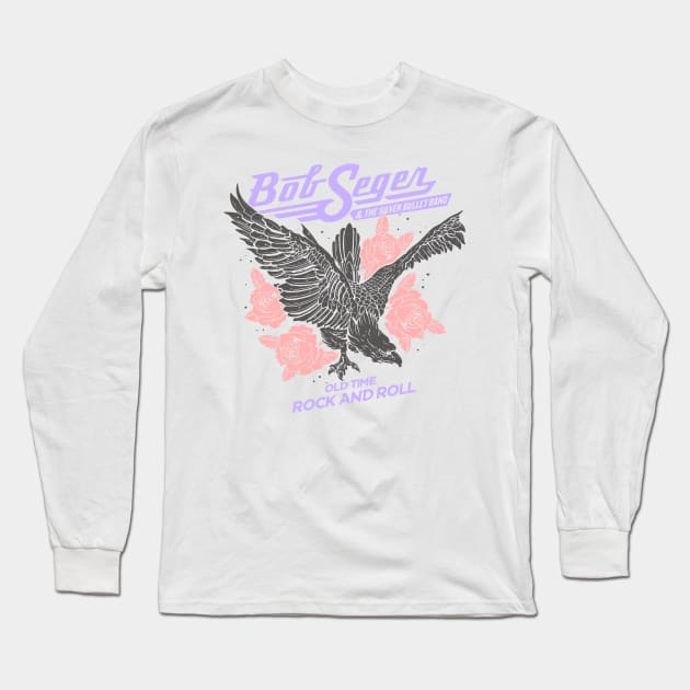 bob seger rock and rose Long Sleeve T-Shirt by heri kahut